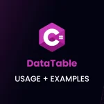 Reading Data from DataTable in C#