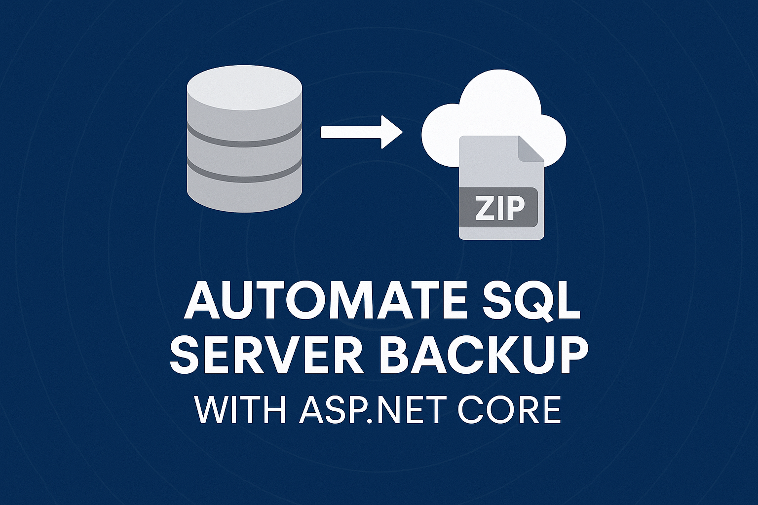 Automating SQL Server Database Backup with ASP.NET Core